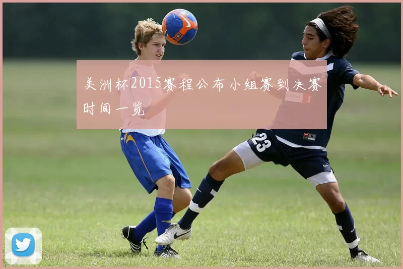 美洲杯2015赛程公布小组赛到决赛时间一览
